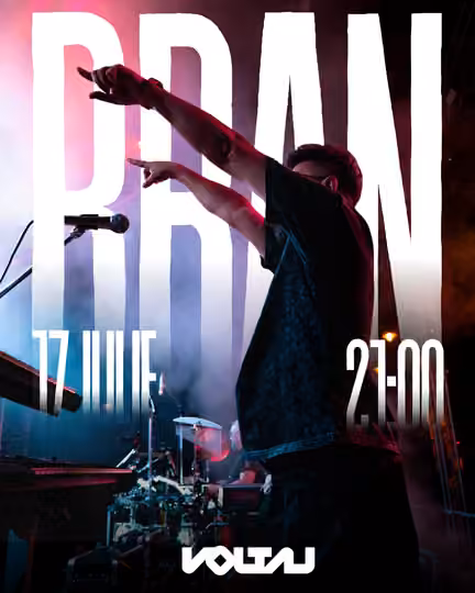 Voltaj concert poster — Bran, 17 July · 21:00