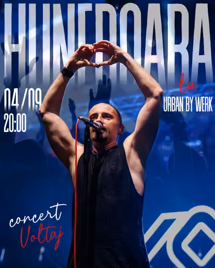 Voltaj concert poster — Hunedoara, 4 September · 20:00