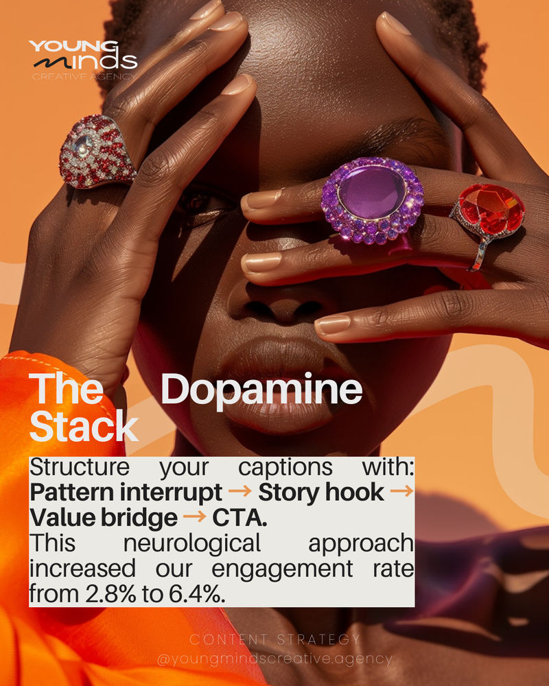 The Dopamine Stack — caption structure